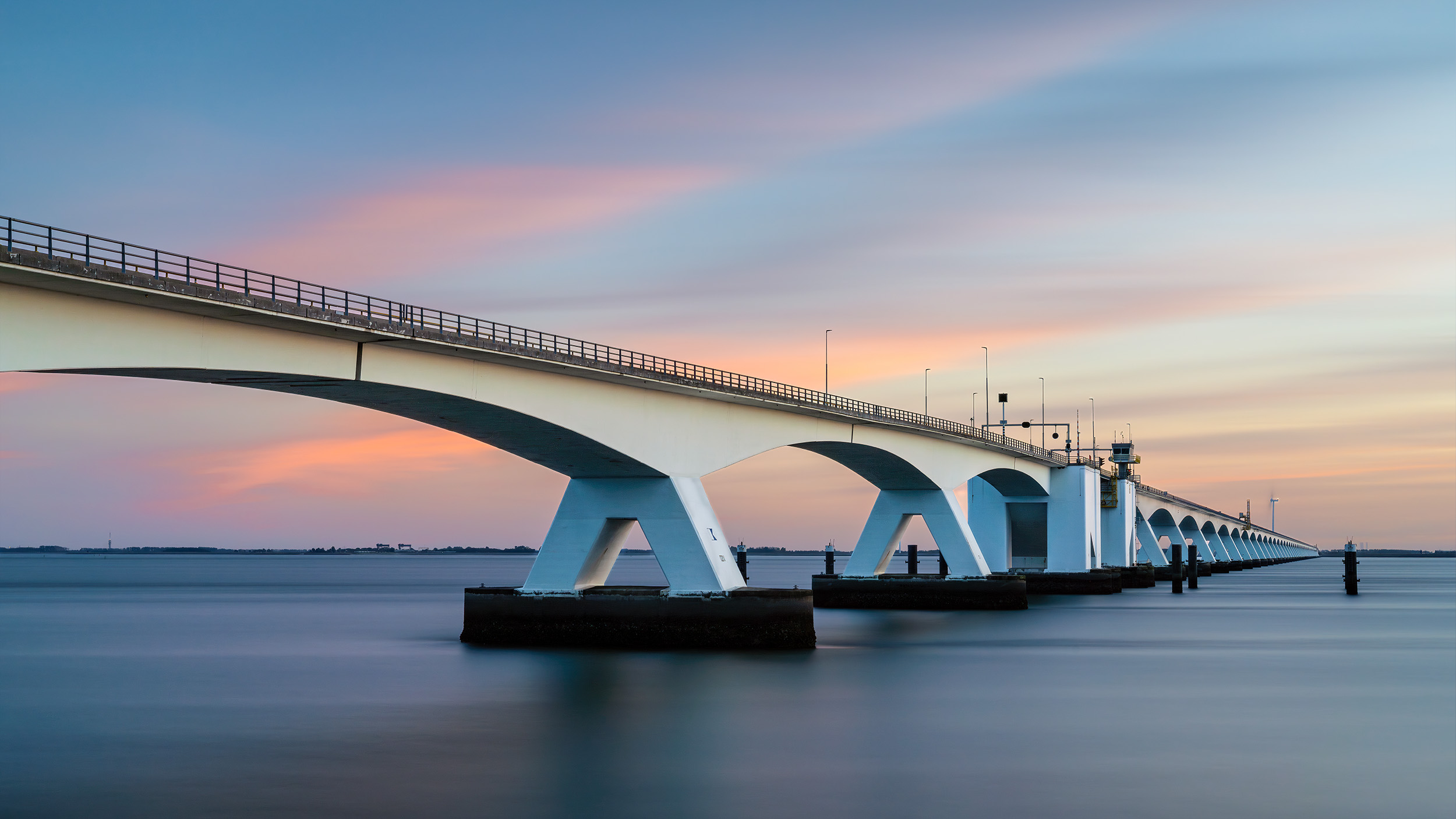 Zeelandbrücke Zieriksee Niederlande